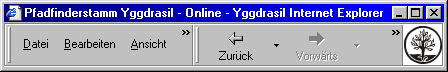 Screenshot des Yggdrasil Internet Explorers
